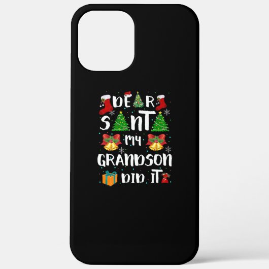 Lieve kerstman, mijn kleinzoon heeft het met Kerst Case-Mate iPhone Case (Achterkant)