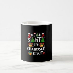 Lieve kerstman, mijn kleinzoon heeft het met Kerst Koffiemok
