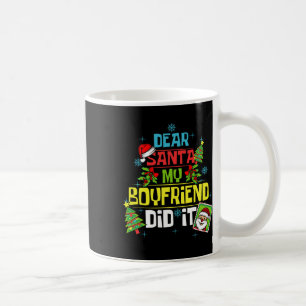 Lieve Kerstman Mijn vriend deed het Xmas Vriendin  Koffiemok