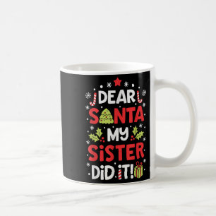 Lieve kerstman, mijn zuster deed het grappig met k koffiemok