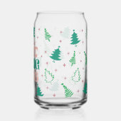 Lieve Kerstman, neem gewoon wijn mee Blikvorm Glas (Achterkant)