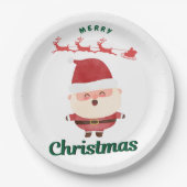 Lieve Kerstman Papieren Bordje (Voorkant)