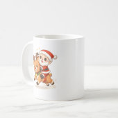 Lieve Kerstman & Rendier Kerstmok Koffiemok (Voorkant links)