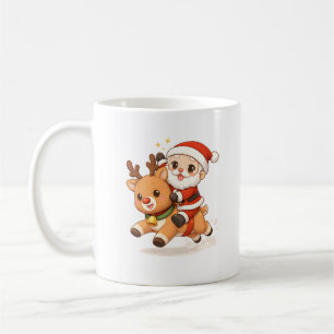 Lieve Kerstman & Rendier Kerstmok Koffiemok
