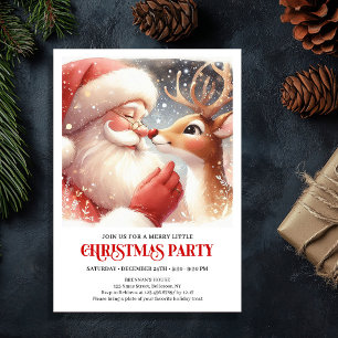 Lieve Kerstman Rudolph Kerstsfeer Gezellige Feestj Kaart