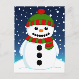 Lieve Kerstman Sneeuwpop Briefkaart