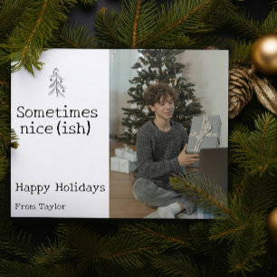 Lieve Kerstman Soms Mooie Kerst Gepersonaliseerd Feestdagenkaart