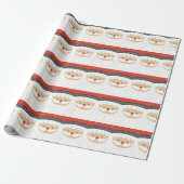 Lieve Kerstman Vakantie Kerstmis Cadeaupapier (Uitgerold)
