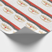 Lieve Kerstman Vakantie Kerstmis Cadeaupapier (Hoek)