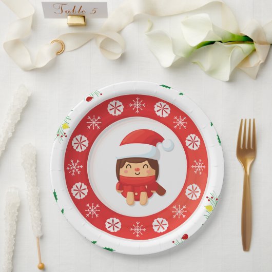 Lieve Kerstman Vakantie Papieren Bord (Huwelijk)