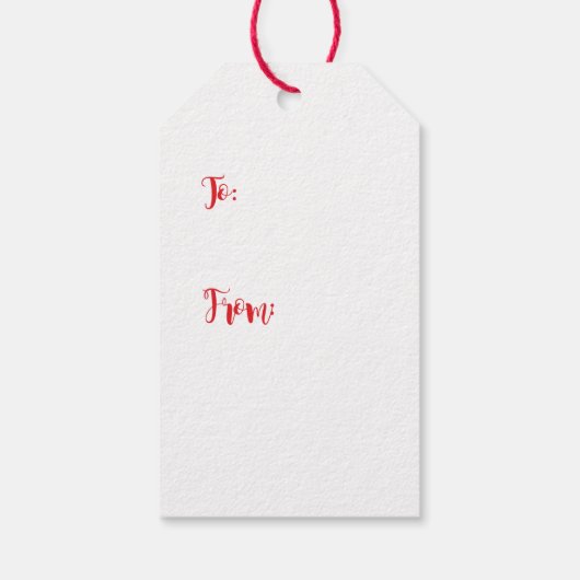 Lieve Kerstman Vergeet de Hond niet Cadeaulabel (Achterkant)