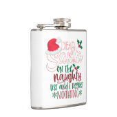 Lieve kerstman voor hem heupfles (Rechts)