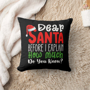 Lieve Kerstman, voordat ik het uitleg, hoeveel wee Kussen