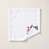 Lieve kerstman, waarom je rechter bent | Fun-kerst Bad Handdoek (Wasdoekje)