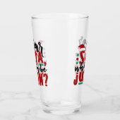 Lieve kerstman, waarom je rechter bent | Fun-kerst Glas (Links)