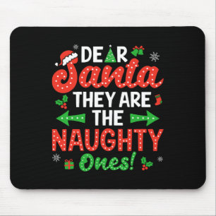 Lieve kerstman Ze ondeugende Ones Kerstmis Xmas Ma Muismat