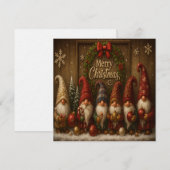 Lieve Kerstmannetjes Prettig Kaart (Voorkant / Achterkant)