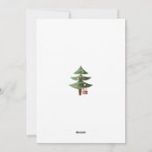 Lieve Kerstmis Kerstman Feestdagenkaart (Achterkant)