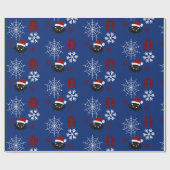 Lieve Kerstspin Gepersonaliseerd Cadeaupapier (Vlak)