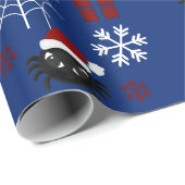 Lieve Kerstspin Gepersonaliseerd Cadeaupapier (Rol Hoek)