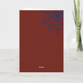 Lieve Kerstspin Gepersonaliseerd Feestdagen Kaart (Achterkant)