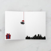Lieve Kerstspin Gepersonaliseerd Feestdagen Kaart (Binnen)