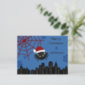 Lieve Kerstspin Gepersonaliseerd Feestdagenkaart (Staand voorkant)