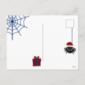 Lieve Kerstspin Gepersonaliseerd Feestdagenkaart (Achterkant)