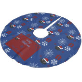 Lieve Kerstspin Gepersonaliseerd Kerstboom Rok (Gekanteld)