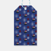 Lieve Kerstspin Gepersonaliseerde Cadeaubijsluiter Cadeaulabel (Achterkant)