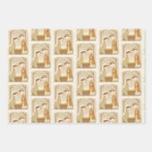 Lieve kerststal inpakpapier vel (Voorkant)
