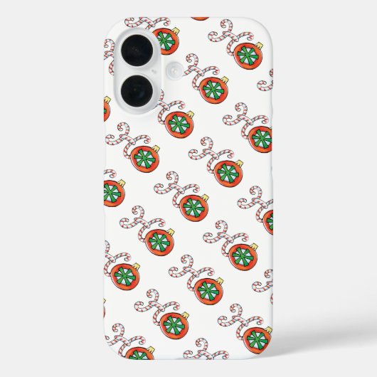 Lieve kersttekst, Ho in kerststokversieringen Case-Mate iPhone Case (Achterkant)