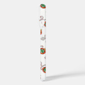 Lieve kersttekst, Ho in kerststokversieringen Case-Mate iPhone Case (Achterkant / Links)