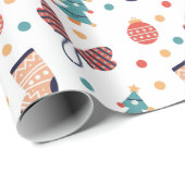 Lieve kerstthema cadeaupapier (Rol Hoek)