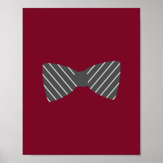 Lieve Keurige Strik Nursery Muurkunst Poster