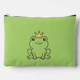 Lieve kikker Koningin grappig groen  Etui