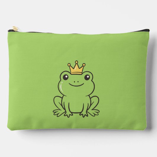 Lieve kikker Koningin grappig groen  Etui (Voorkant)