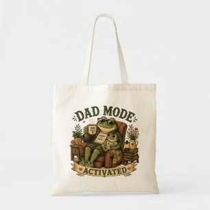 Lieve Kikker Papa Boodschappentas, Grappige Vaderd Tote Bag
