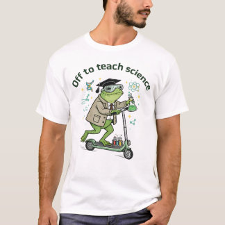 Lieve Kikkervisdocent Wetenschap Humor Klaslokaal  T-shirt