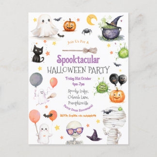 Lieve Kinderen Halloween Ansichtkaart Briefkaart