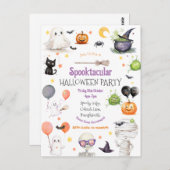 Lieve Kinderen Halloween Ansichtkaart Briefkaart (Voorkant / Achterkant)