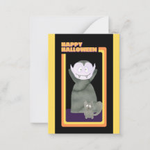 Lieve Kinderen Halloween Dracula Vampier