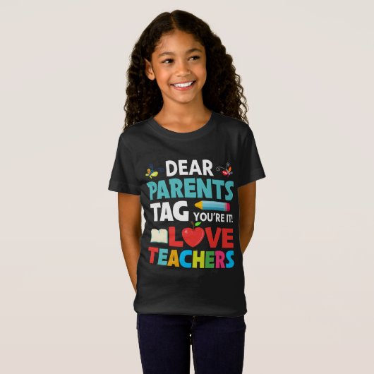 Lieve kinderen, Label dat jij het bent! Liefde, le T-shirt (Voorkant volledig)