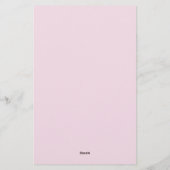 Lieve kindernaam bosdier gelinieerd briefpapier (Achterkant)