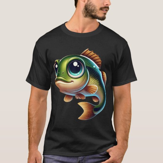 Lieve Kleinbekbaars Vis T-shirt (Voorkant)