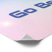 Lieve Kleine Astronaut met Raket Poster (Hoek)