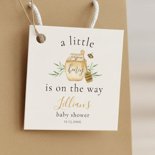 Lieve Kleine Bij Honey On The Way Baby Shower Favo Bedankjes Labels