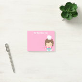 Lieve Kleine Chef Bakster Meisje Recept Post-it® Notes (Kantoor)