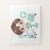 Lieve Kleine Dokter Legpuzzel (Verticaal)