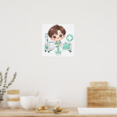 Lieve Kleine Dokter Poster (Keuken)
